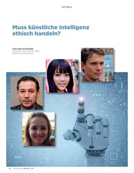 Titelbild der Ausgabe 4/2019 von Muss künstliche Intelligenz ethisch handeln?. Zeitschriften als Abo oder epaper bei United Kiosk online kaufen.