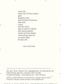 Titelbild der Ausgabe 2/2022 von Benedictus. Zeitschriften als Abo oder epaper bei United Kiosk online kaufen.