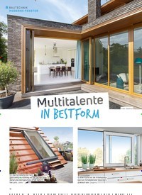 Titelbild der Ausgabe 1/2021 von MODERNE FENSTER: Multitalente IN BESTFORM. Zeitschriften als Abo oder epaper bei United Kiosk online kaufen.