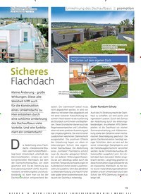 Titelbild der Ausgabe 10/2020 von Sicheres Flachdach. Zeitschriften als Abo oder epaper bei United Kiosk online kaufen.