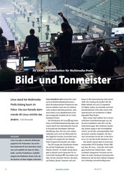 Titelbild der Ausgabe 9/2019 von AV Linux als Distribution für Multimedia-Profis: Bild- und Tonmeister. Zeitschriften als Abo oder epaper bei United Kiosk online kaufen.