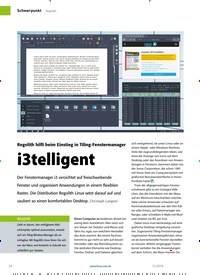 Titelbild der Ausgabe 12/2019 von Regolith: Regolith hilft beim Einstieg in Tiling-Fenstermanager: i3telligent. Zeitschriften als Abo oder epaper bei United Kiosk online kaufen.