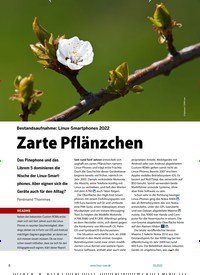 Titelbild der Ausgabe 5/2022 von Zarte Pflänzchen. Zeitschriften als Abo oder epaper bei United Kiosk online kaufen.