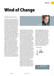 Titelbild der Ausgabe 6/2022 von Wind of Change. Zeitschriften als Abo oder epaper bei United Kiosk online kaufen.