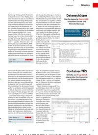 Titelbild der Ausgabe 10/2022 von Datenschützer. Zeitschriften als Abo oder epaper bei United Kiosk online kaufen.