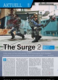 Titelbild der Ausgabe 8/2019 von The Surge 2. Zeitschriften als Abo oder epaper bei United Kiosk online kaufen.