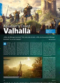 Titelbild der Ausgabe 8/2020 von Assassin’s Creed: Valhalla. Zeitschriften als Abo oder epaper bei United Kiosk online kaufen.