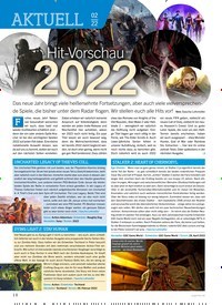 Titelbild der Ausgabe 2/2022 von Hit-Vorschau 2022. Zeitschriften als Abo oder epaper bei United Kiosk online kaufen.