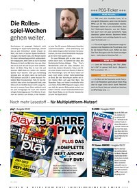 Titelbild der Ausgabe 5/2022 von Die Rollenspiel-Wochen gehen weiter. Sascha Lohmüller, Redaktionsleiter. Zeitschriften als Abo oder epaper bei United Kiosk online kaufen.