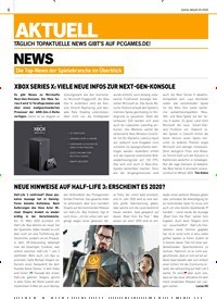 Titelbild der Ausgabe 4/2020 von TÄGLICH TOPAKTUELLE NEWS GIBT’S AUF PCGAMES.DE!: NEWS. Zeitschriften als Abo oder epaper bei United Kiosk online kaufen.