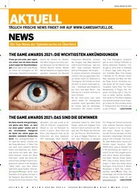 Titelbild der Ausgabe 2/2022 von THE GAME AWARDS 2021: DAS SIND DIE GEWINNER. Zeitschriften als Abo oder epaper bei United Kiosk online kaufen.