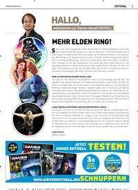 Titelbild der Ausgabe 5/2022 von MEHR ELDEN RING!. Zeitschriften als Abo oder epaper bei United Kiosk online kaufen.