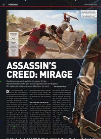Titelbild der Ausgabe 11/2022 von ASSASSIN’S CREED: MIRAGE. Zeitschriften als Abo oder epaper bei United Kiosk online kaufen.