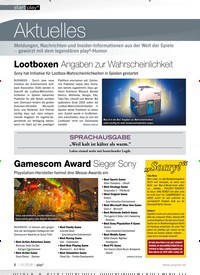 Titelbild der Ausgabe 10/2019 von play4: Aktuelles. Zeitschriften als Abo oder epaper bei United Kiosk online kaufen.