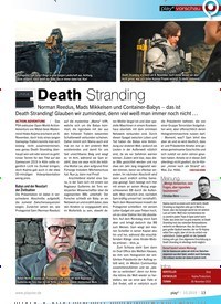 Titelbild der Ausgabe 10/2019 von Death Stranding. Zeitschriften als Abo oder epaper bei United Kiosk online kaufen.