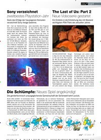 Titelbild der Ausgabe 7/2020 von The Last of Us: Part 2 Neue Videoserie gestartet. Zeitschriften als Abo oder epaper bei United Kiosk online kaufen.