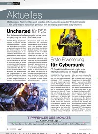 Titelbild der Ausgabe 6/2022 von Uncharted für PS5. Zeitschriften als Abo oder epaper bei United Kiosk online kaufen.