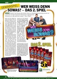 Titelbild der Ausgabe 12/2019 von Aktuelles: GEWINNSPIEL: WER WEISS DENN SOWAS? – DAS 2. SPIEL. Zeitschriften als Abo oder epaper bei United Kiosk online kaufen.