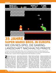 Titelbild der Ausgabe 7/2022 von 35 JAHRE SUPER MARIO BROS. IN EUROPA. Zeitschriften als Abo oder epaper bei United Kiosk online kaufen.