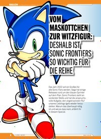 Titelbild der Ausgabe 8/2022 von VOM MASKOTTCHEN ZUR WITZFIGUR: DESHALB IST SONIC FRONTIERS SO WICHTIG FÜR DIE REIHE. Zeitschriften als Abo oder epaper bei United Kiosk online kaufen.