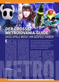 Titelbild der Ausgabe 9/2022 von DER GROSSE METROIDVANIA-GUIDE DIESE SPIELE MÜSST IHR GESPIELT HABEN!. Zeitschriften als Abo oder epaper bei United Kiosk online kaufen.