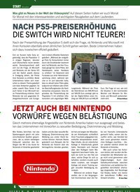 Titelbild der Ausgabe 10/2022 von NACH PS5-PREISERHÖHUNG DIE SWITCH WIRD NICHT TEURER!. Zeitschriften als Abo oder epaper bei United Kiosk online kaufen.