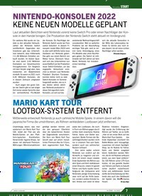 Titelbild der Ausgabe 10/2022 von MARIO KART TOUR LOOTBOX-SYSTEM ENTFERNT. Zeitschriften als Abo oder epaper bei United Kiosk online kaufen.