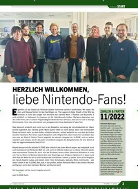Titelbild der Ausgabe 11/2022 von HERZLICH WILLKOMMEN, liebe Nintendo-Fans!. Zeitschriften als Abo oder epaper bei United Kiosk online kaufen.