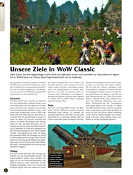 Titelbild der Ausgabe 10/2019 von Unsere Ziele in WoW Classic. Zeitschriften als Abo oder epaper bei United Kiosk online kaufen.