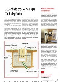 Titelbild der Ausgabe 80/2019 von Dauerhaft trockene Füße für Holzpfosten. Zeitschriften als Abo oder epaper bei United Kiosk online kaufen.
