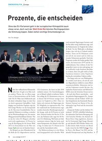 Titelbild der Ausgabe 4/2019 von ENERGIEPOLITIK _Europa: Prozente, die entscheiden. Zeitschriften als Abo oder epaper bei United Kiosk online kaufen.