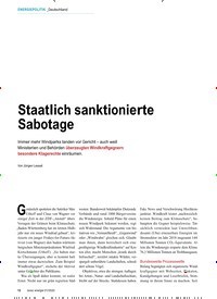 Titelbild der Ausgabe 1/2020 von Deutschland: Staatlich sanktionierte Sabotage. Zeitschriften als Abo oder epaper bei United Kiosk online kaufen.
