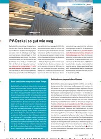 Titelbild der Ausgabe 7/2020 von PV-Deckel so gut wie weg. Zeitschriften als Abo oder epaper bei United Kiosk online kaufen.