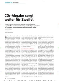 Titelbild der Ausgabe 7/2020 von CO2-Abgabe sorgt weiter für Zweifel. Zeitschriften als Abo oder epaper bei United Kiosk online kaufen.