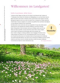 Titelbild der Ausgabe 2/2019 von Willkommen im Landgarten!. Zeitschriften als Abo oder epaper bei United Kiosk online kaufen.