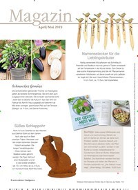 Titelbild der Ausgabe 2/2019 von Magazin. Zeitschriften als Abo oder epaper bei United Kiosk online kaufen.