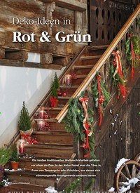 Titelbild der Ausgabe 6/2018 von Deko-Ideen in Rot & Grün. Zeitschriften als Abo oder epaper bei United Kiosk online kaufen.
