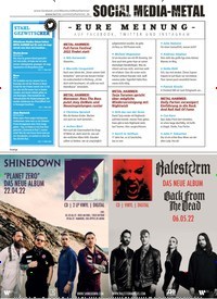 Titelbild der Ausgabe 5/2022 von –EURE MEINUNG – AUF FACEBOOK, TWITTER UND INSTAGRAM. Zeitschriften als Abo oder epaper bei United Kiosk online kaufen.