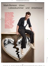 Titelbild der Ausgabe 7/2019 von THEMENINTERVIEW: Mark Ronson über Liebeskummer und Arbeitswut. Zeitschriften als Abo oder epaper bei United Kiosk online kaufen.