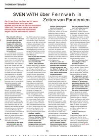 Titelbild der Ausgabe 5/2022 von SVEN VÄTH über Fernweh in Zeiten von Pandemien. Zeitschriften als Abo oder epaper bei United Kiosk online kaufen.