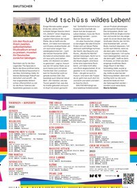 Titelbild der Ausgabe 5/2022 von Und tsch üss wildes Leben!. Zeitschriften als Abo oder epaper bei United Kiosk online kaufen.