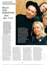Titelbild der Ausgabe 6/2022 von BELLE AND SEBASTIAN über den Tod. Zeitschriften als Abo oder epaper bei United Kiosk online kaufen.