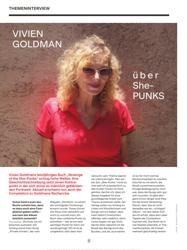 Titelbild der Ausgabe 10/2022 von VIVIEN GOLDMAN über She-PUNKS. Zeitschriften als Abo oder epaper bei United Kiosk online kaufen.