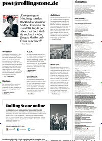 Titelbild der Ausgabe 12/2019 von post@rollingstone.de. Zeitschriften als Abo oder epaper bei United Kiosk online kaufen.