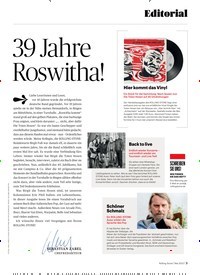 Titelbild der Ausgabe 5/2022 von 39 Jahre Roswitha!. Zeitschriften als Abo oder epaper bei United Kiosk online kaufen.