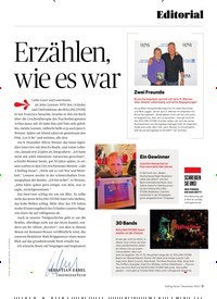 Titelbild der Ausgabe 11/2022 von Erzählen, wie es war. Zeitschriften als Abo oder epaper bei United Kiosk online kaufen.