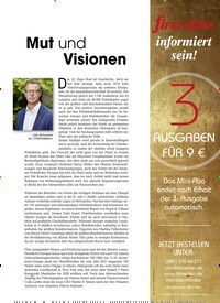 Titelbild der Ausgabe 11/2019 von Mut und Visionen. Zeitschriften als Abo oder epaper bei United Kiosk online kaufen.