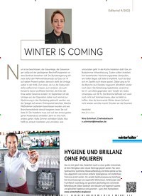 Titelbild der Ausgabe 9/2022 von WINTER IS COMING. Zeitschriften als Abo oder epaper bei United Kiosk online kaufen.