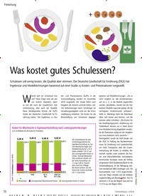 Titelbild der Ausgabe 2/2019 von Forschung: Was kostet gutes Schulessen?. Zeitschriften als Abo oder epaper bei United Kiosk online kaufen.