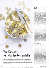 Titelbild der Ausgabe 1/2020 von Wo Kosten für Mahlzeiten anfallen. Zeitschriften als Abo oder epaper bei United Kiosk online kaufen.